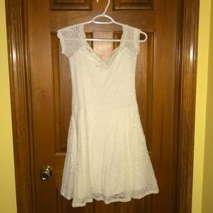 White Hollister Lace Dress